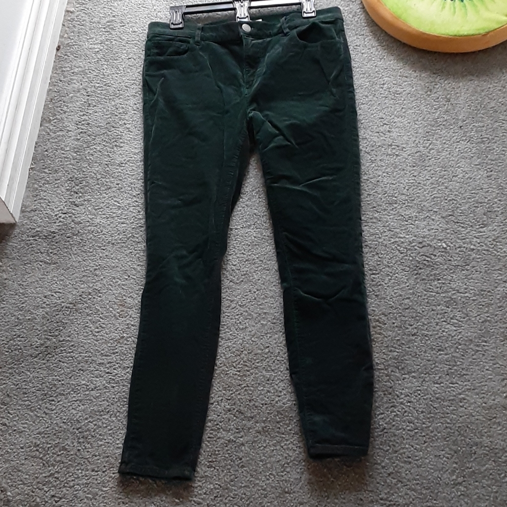 Anne Taylor Loft Green Courderoy Pants